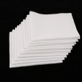 10pcs Mens White Handkerchiefs 100% Cotton Square Super Soft Washable Hanky Chest Towel Pocket Square 28 x 28cm