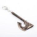 New WOW Grom Hellscream Gorehowl Axe Keyring Keychains Sword Weapon Key Chains For Men Women Fans Car Key Ring Hot Game Jewelry