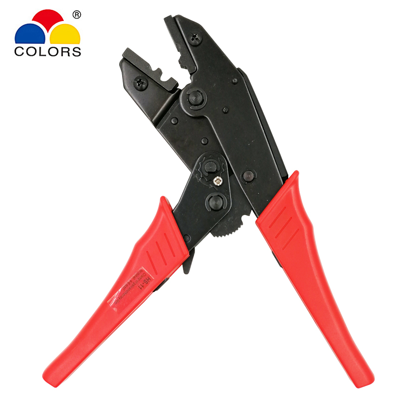 HS-11 for clamp of galvanothermy film terminal 4-6mm2 11-10AWG crimping pliers 230mm connectors brand tools