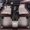 MIDOON leather Car floor mats for Fiat Bravo 2008 2009 2010 2011 2012 Custom auto foot Pads automobile carpet cover