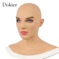 Dokier Soft Silicone cosplay Female Headware Masks Props for Crossdresser Transvestite Halloween Cosplay Male to Female