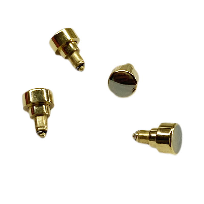 stainless steel watch button
