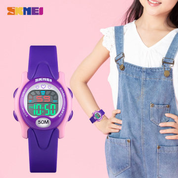 SKMEI 50M Waterproof Children LED Digital Watch Kids Electronic Wristwatches Chronograph Stop Watch Boys Girls Sport Watches