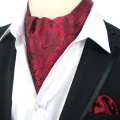 YISHLINE Men Luxury Silk Ascot Tie set Man Cravat Tie & Handkerchief Set Floral Paisley Dots Pocket Square Set For Wedding Party