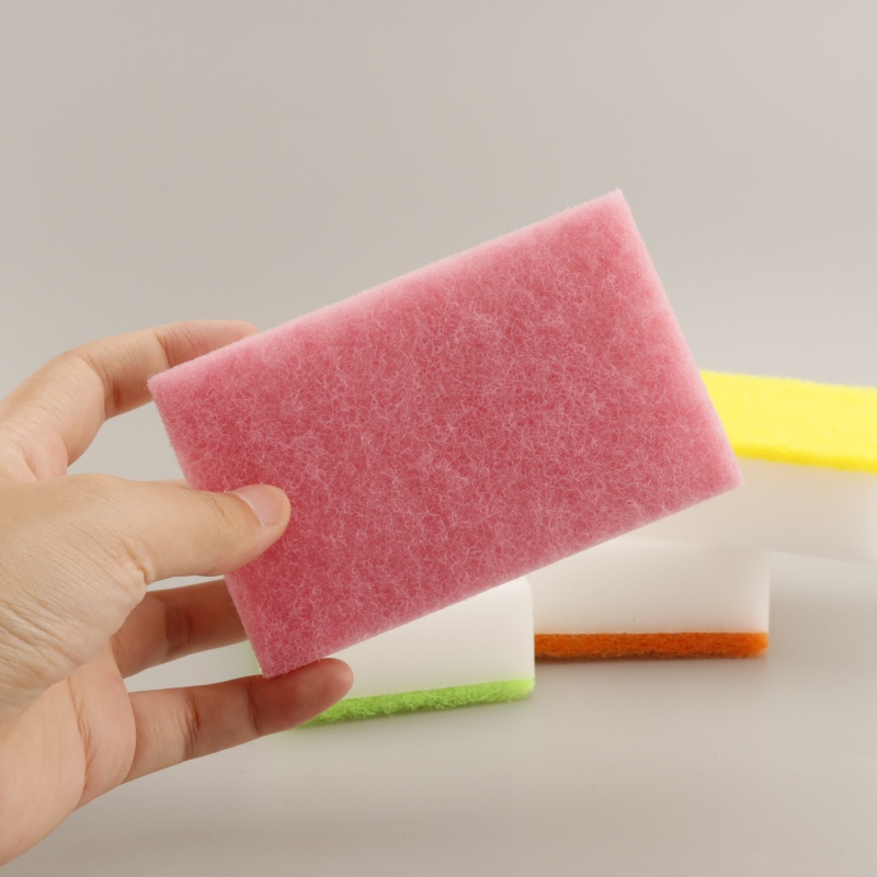 pink scouring pad