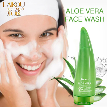 LAIKOU Aloe Extract Facial Cleanser Nourishing Cleanser Black Head Remove Oil-control Deep Cleansing Foam Shrink Pores Face Care