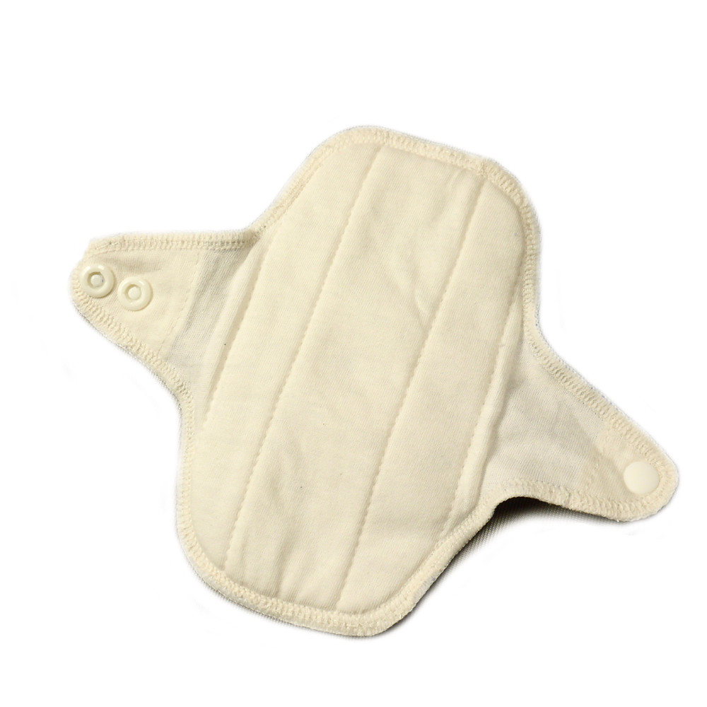 2pcs Washable Sanitary Menstrual Mama Pad Reusable Soft Cotton Cloth Towel Pads Feminine Hygiene Panty Liner Diaper Panty Pads