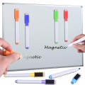 1PCS Water Color Pens School White Board Nevera Marker Pen Magnetic Whiteboard Dry Wipe Eraser Rubber Brush Fridge Magnets