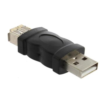 New Firewire IEEE 1394 6 Pin Female to USB 2.0 Type A Male Adaptor Adapter Cameras Mobile Phones MP3 Player PDAs Black Wholesale