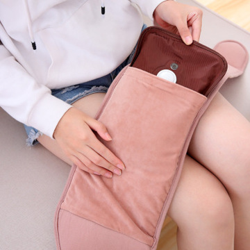 Electric Hot Water Bottle Removable and Washable Rechargeable Waist Warmer Plush Cute and Cute Warm Baby Waist Warm Palace