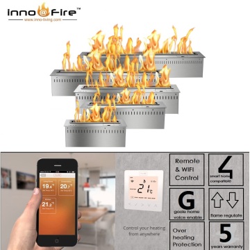 Inno-Fire 60 inch wifi intelligent smart modern chimenea home decor quemador bioetanol