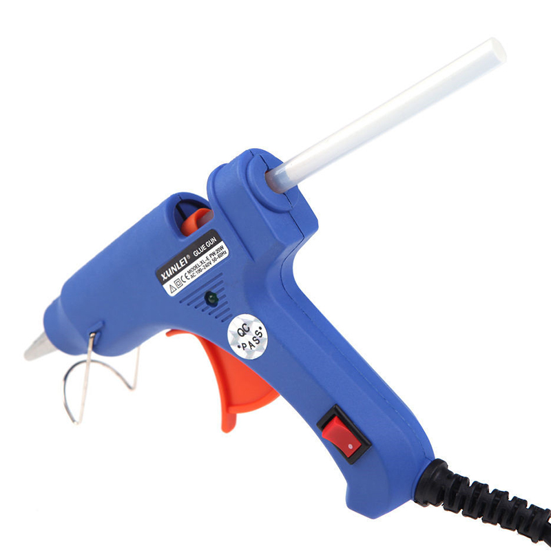 New EU Plug 100-240V 20W Electric S-C Hot Stick Heater Trigger Hot Melt Glue Gun Heat Repair Tools Home DIY Glue Heater