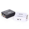 HDMI To RCA AV/CVBS Adapter HD 1080P Mini HDMI2AV Video Converter with USB Power Cable