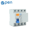 4P 63A/80A 300mA AC Type Residual Current Circuit Breaker RCCB OL2-63 Series for leakage and Short Circuit Protection