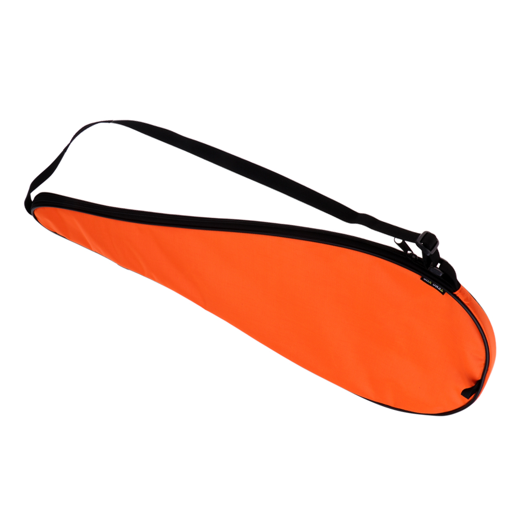 Waterproof Oxford Squash Racquet Cover Bag with Adjustable Strap and Shockproof Cotton Paddings