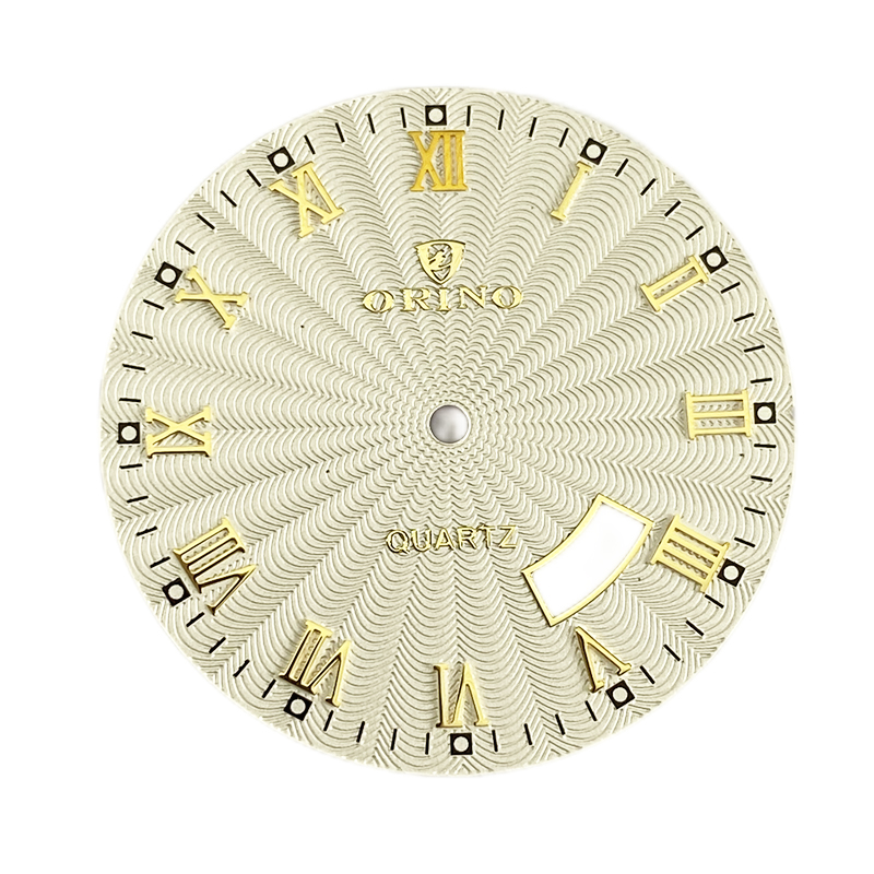 Floral Guilloche Dial 