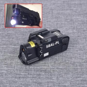 SBAL-PL Tactical Laser Flashlight Hunting Weapon Light Combo Red Laser Pistol Constant/Strobe Gun Light For Picatinny Rail