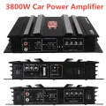 3800W 2 Channel Powerful subwoofer Car Audio Amplifier Bass AMP Aluminum 12V DC car amplifier amplifiers car subwoofer car