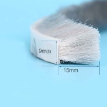 3m x 9mm x 15mm self adhesive dustproof aluminum window door tape draught excluder brush seal strip weatherstrip door gasket