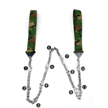 Cutting Machine Portable Handheld Survival Chain Saw Emergency Chainsaw With Bag Camping Hiking Tool Garden Tools Hand Saw Tools