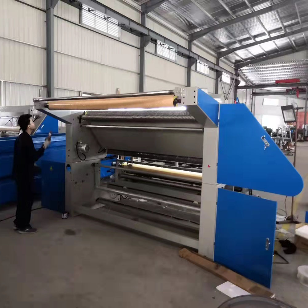 OW-01 Open-Width Knitted Fabric Tensionless Inspection Machine6