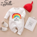 ZAFILLE Baby Boy Romper Solid Baby Boy Clothes Cotton Long Sleeve Cute Totoro Baby Romper Clothes For Newborn Baby Clothes