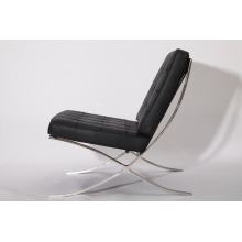 China Luxury Leather Lounge Chairs Comfortable Chair Barcelona Chair And Ottoman Replica