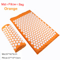 Orange mat pillow