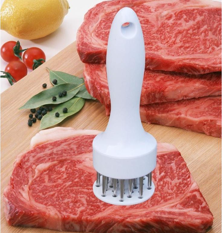 Professional Stainless Steel Needle Meat Tenderizer Steak Cooking Barbeque Tools Kitchen accessories