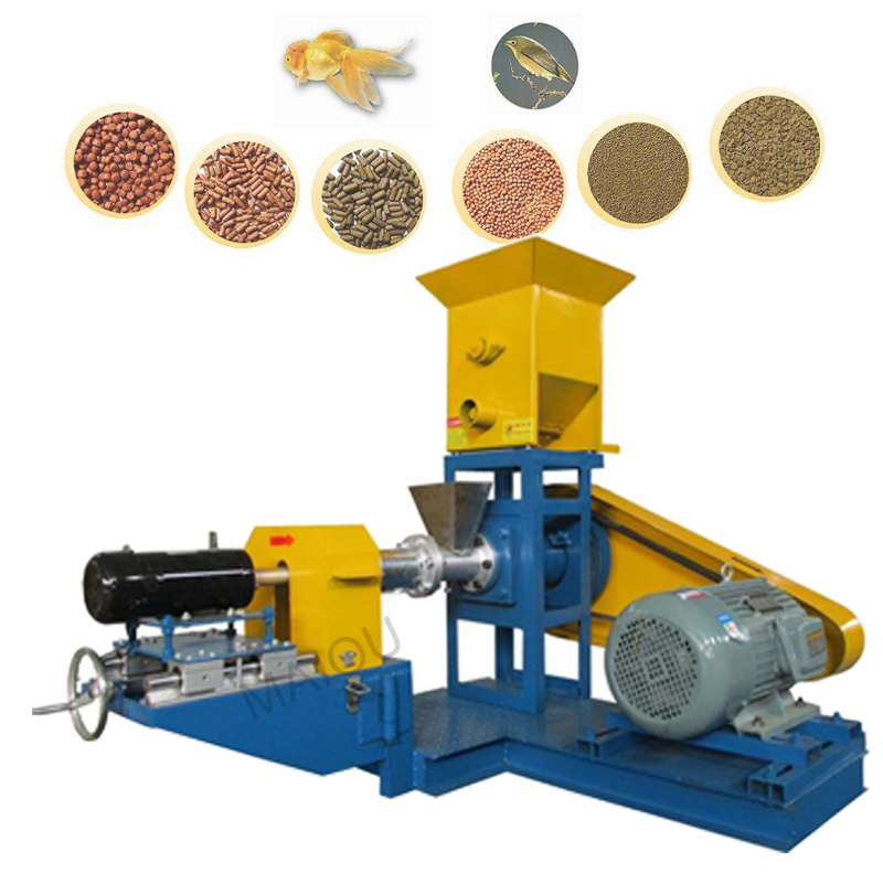 Poultry Animal Feed Wood Manufacturing Making Production Line Floating Fish Feed Pellet Mill Machine