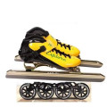 carbon fiber inline speed skates shoes track ice skates patines roller wheel combination muti-use race 380 410 430 90 100 110mm