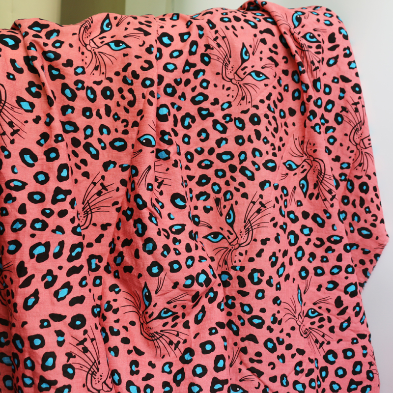 100*145cm Thin Cotton Crepe Fabric Natural Dress Textile Breathable