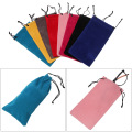 Solid Color Sunglasses Bags Portable Drawstring Eyeglasses Pouch Bags Eyewear Case Accessories Soft Cloth Glasses Bags