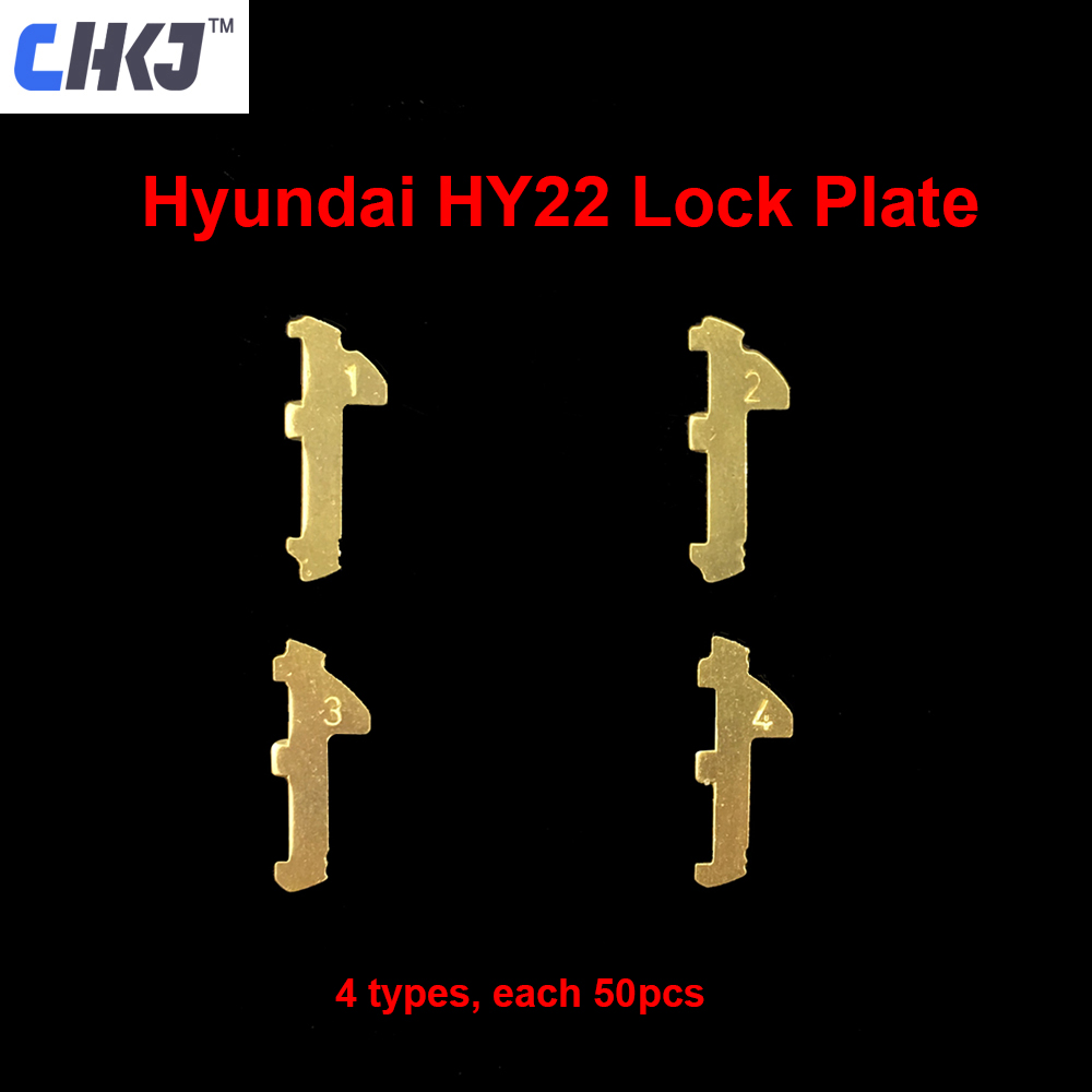 CHKJ 200pcs/lot HY22 Car Lock Reed Plate For HYUNDAI/IX30/35/S8/K5/Verna/New Sportage Brass Material Repair Kits 10pcs+ Spring