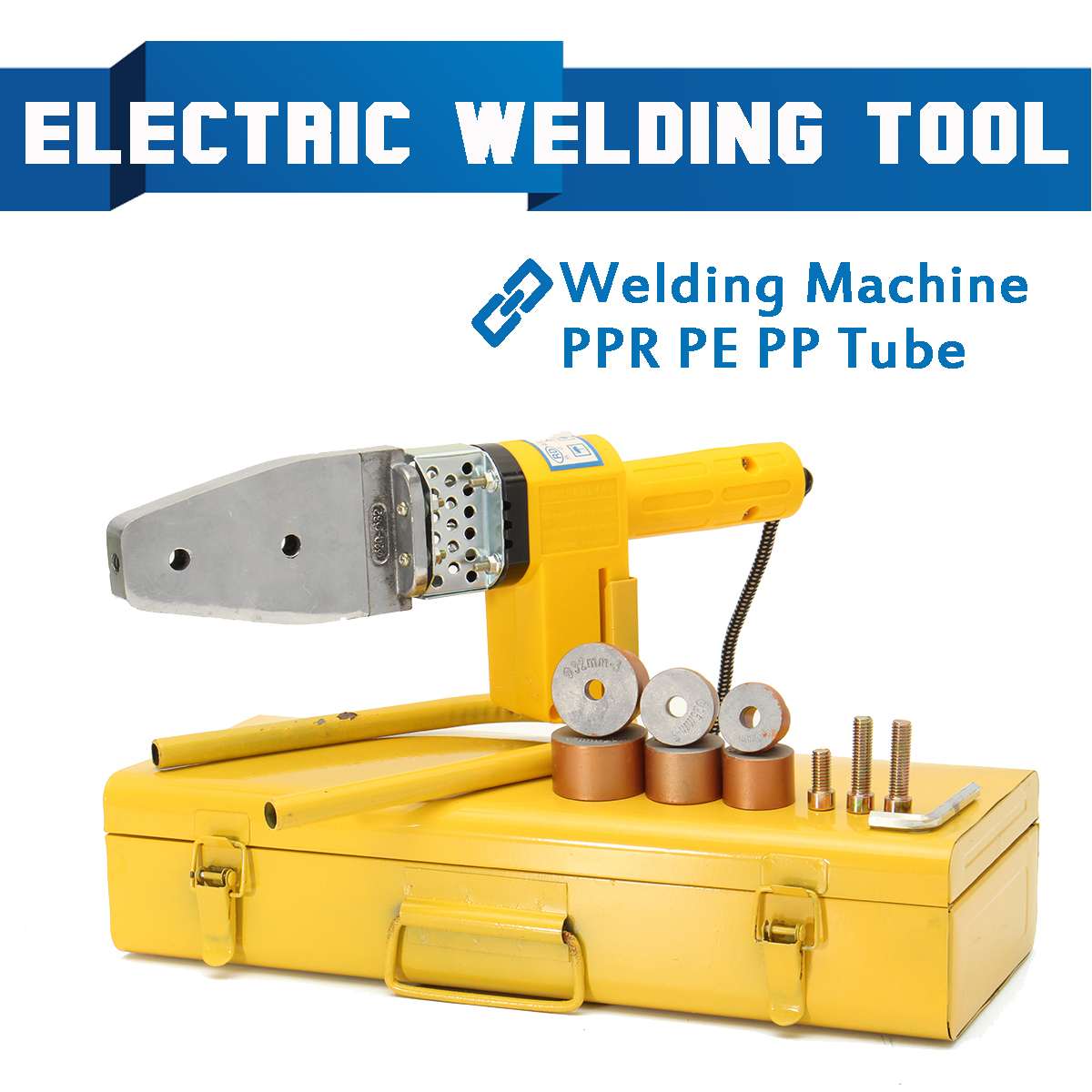 1Set 220V Tube Pipe Welding Machine Heating PPR PE PP Pipe Welding Machine Plastic Welders Ppr Welding Machine