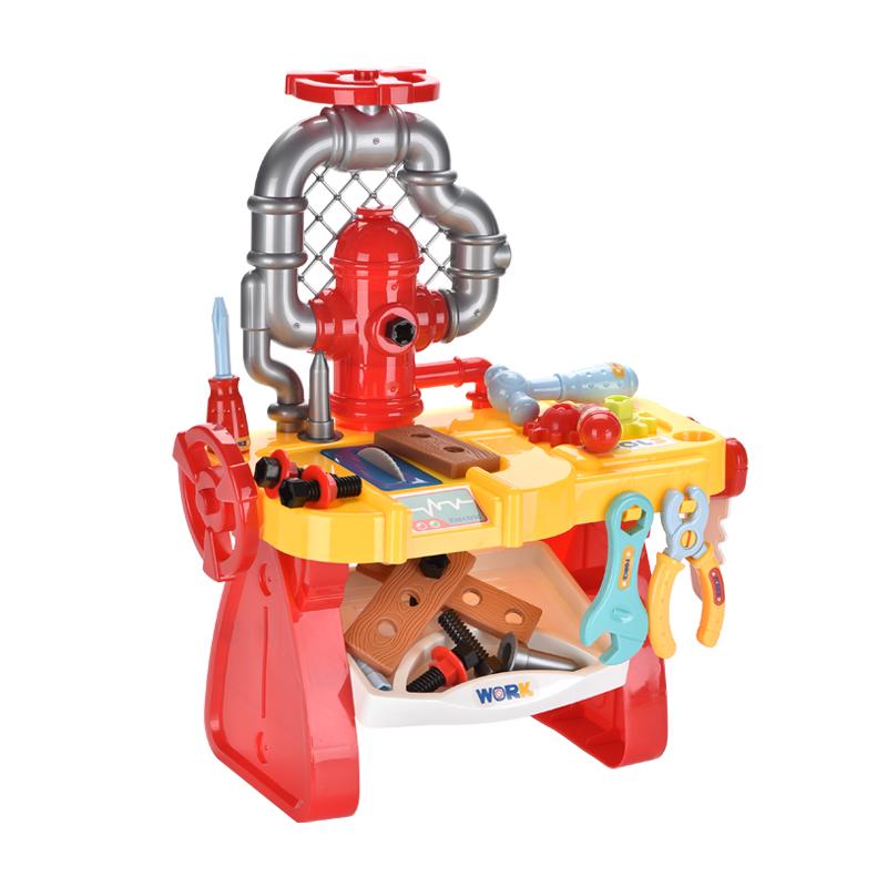 Children's Simulation Repair Tools Toy Power Workbench Construction Tool Bench Set For Boys And Girls Children Pretending Toys