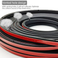 Car Door Protector Seal Strip Double Layer Auto Rubber Bumper Protective Strip Soundproof For Door Trunk Hood Car Accessories