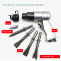 Heavy Duty Air Hammer with Round & Hex Chisels, 1/4'' Air Screw, 4500rpm, 150mm Storke, Pneumatic Chisel Shovel Hammer Drills