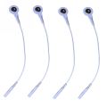 10PCS/lot TENS Unit Electrode Lead Wires/DC Head 2.0mm Cables Snap 3.5mm Use For Connect TENS/EMS Machine Physical Therapy