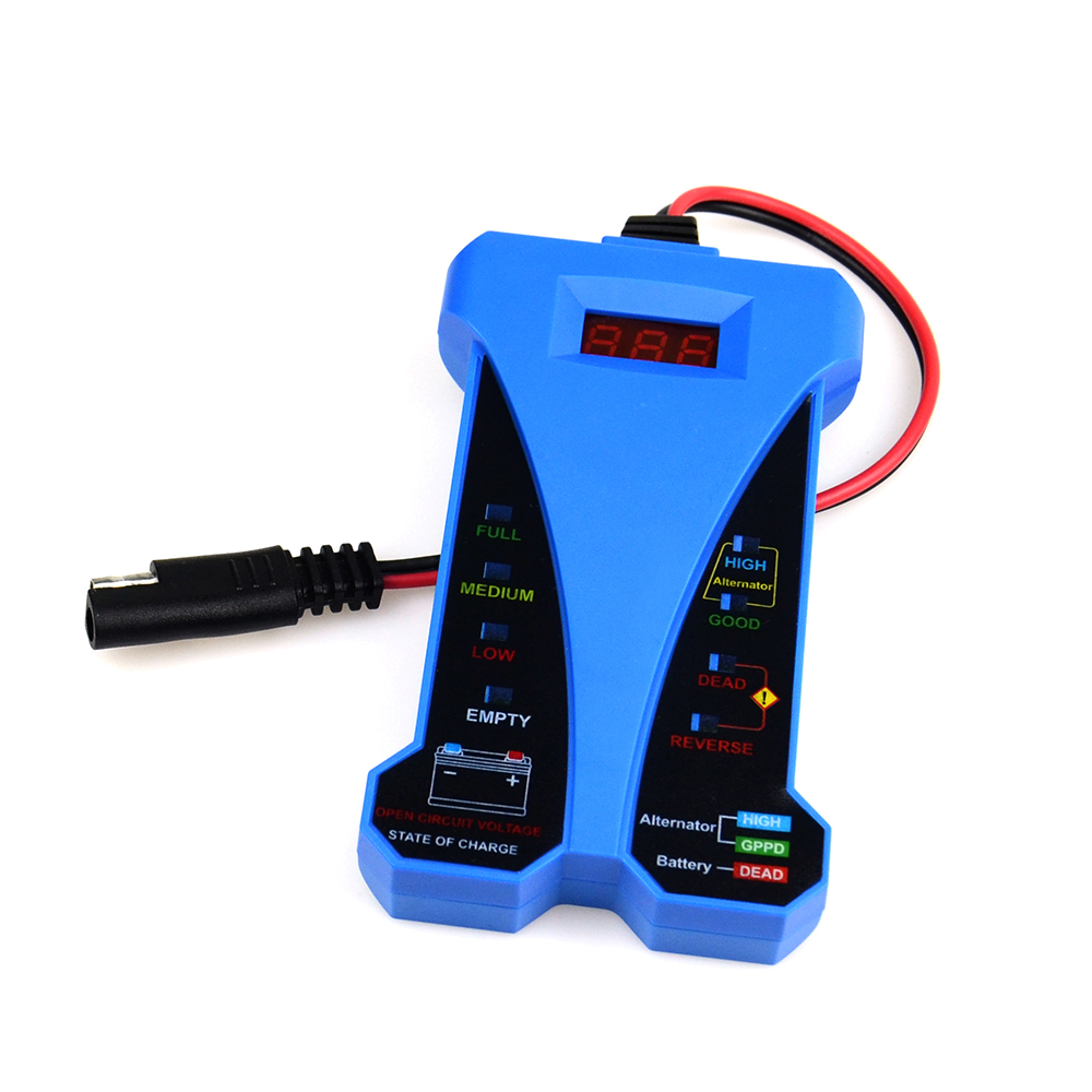 VSTM 12V Digital Car Vehicle Smart Battery Tester Voltmeter Alternator Analyzer With LED Display Auto Electrical Repair Tools