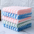 New Super Absorbent Microfiber Cleaning Cloth Kitchen Anti-grease Wiping Rags Efficient Home Washing Dish Kitchen Cleaning Towel