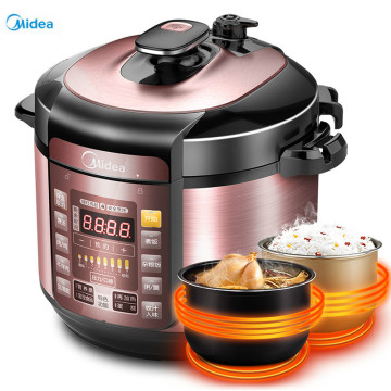 Midea 5L Electric Pressure Cooker Rice Cooker with Double Pot