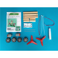 Happyxuan 6 sets/lot DIY Physical Science Experiment Toy Children Airplane Car Wood Assemble Model Kit Creative Educational Gift