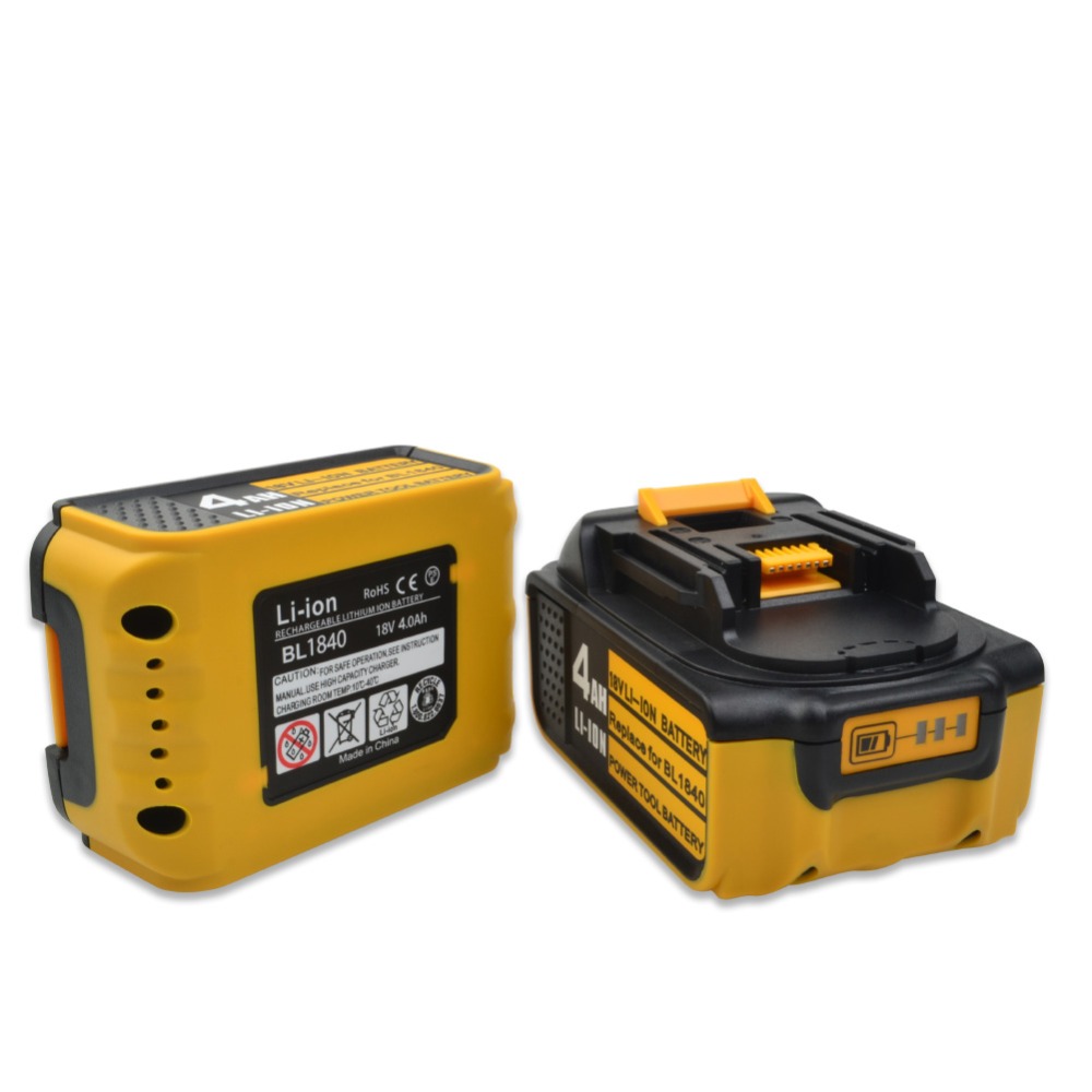 Newest 18V 4Ah 5Ah 6Ah Li-ion Battery For Makita 18V Battery BL1860 BL1850 BL1830 BL1840 194205-3 Power Tool With LED Indicator