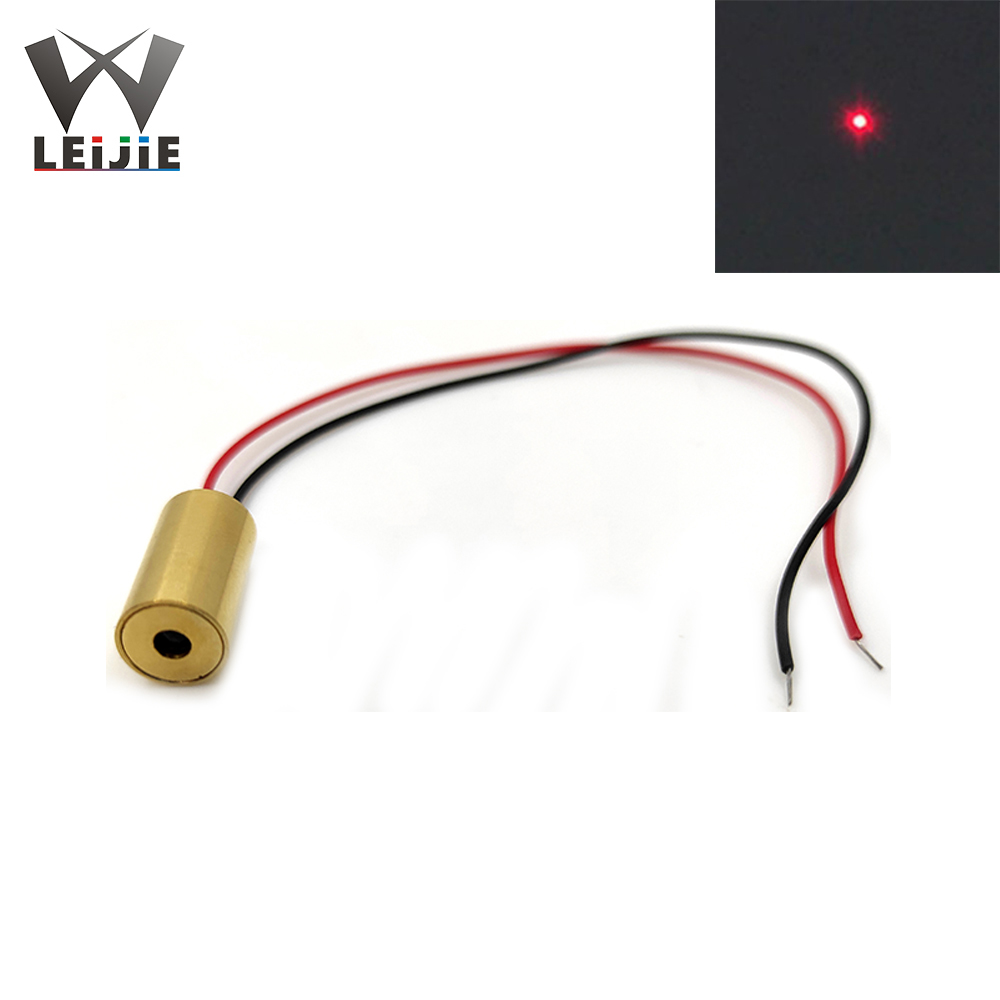 5V Cross Line Dot MINI 650nm 5mW 9mm Red Laser Head Laser Positioning Lamp Semiconductor Laser LED LD Module