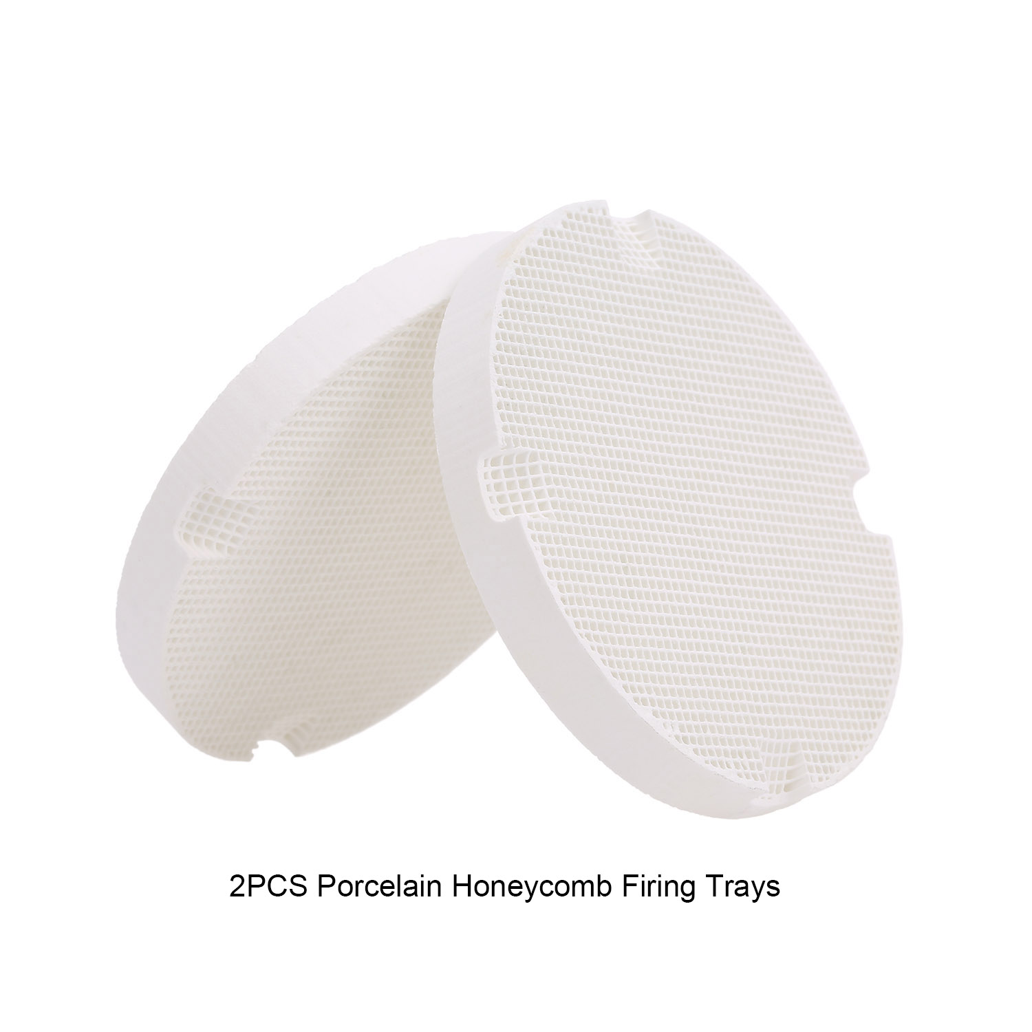 2 tray Dental Lab Honeycomb Round Firing porcelain Trays with 20pcs Metal Pins Dental Technician Supplies