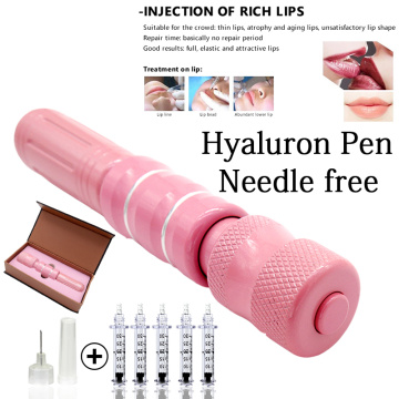 0.3ml No-Needle Mesotherapy gun atomizer hyaluronic stift pen lip dermal filler injector Anti-wrinkle meso hyaluron acid gun