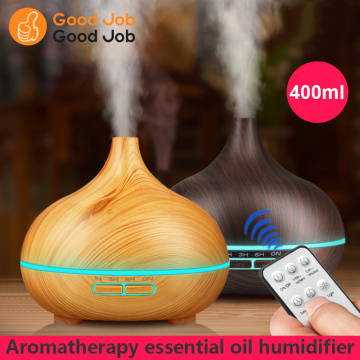 Aroma Essential Oil Diffuser Air Humidifier Remote Control Xiomi Air Humidifier With Wood Grain For Office Home