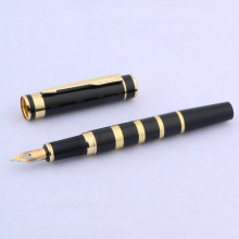 Standard gift METAL popular BLACK GOLDEN Fountain Pen Stationery Office school supplies Writing Gift