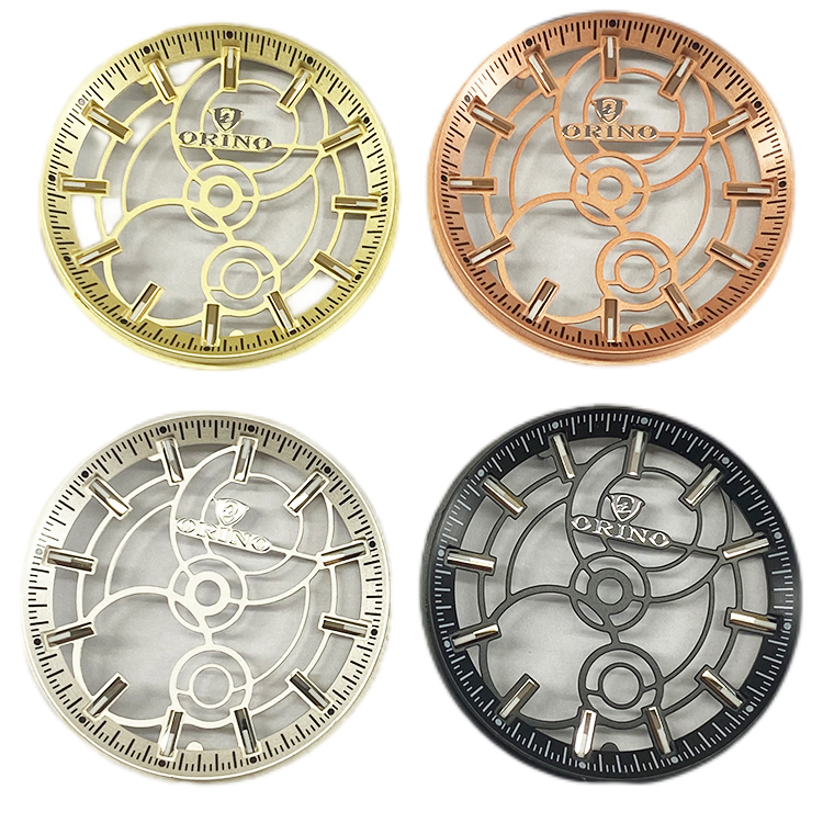 skeleton watch dial
